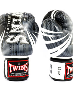 GĂNG TAY BOXING TWINS HỌA TIẾT FBGVL3-TW5 ĐEN TRẮNG
