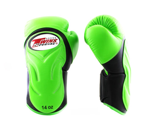 GĂNG TAY BOXING TWINS EXTRA DESIGN BGVL6 - ĐEN XANH - Ảnh 2