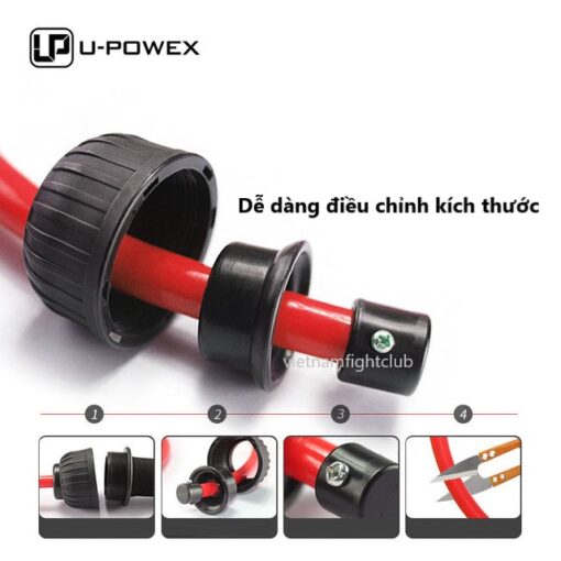 DÂY NHẢY UPOWEX 700gr JUMP ROPE - ĐỎ - Ảnh 4