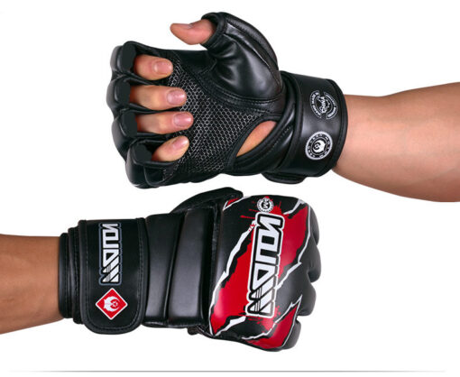 GĂNG TAY MMA KICKBOXING BOXING WOLON- ĐEN