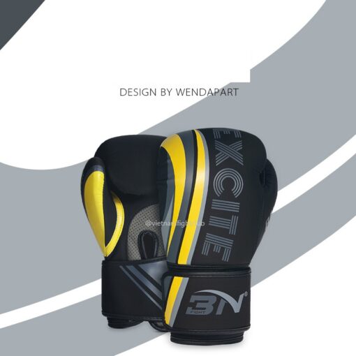 GĂNG TAY BOXING BN EXCITE - ĐEN - Ảnh 2