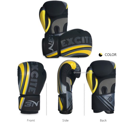 GĂNG TAY BOXING BN EXCITE - ĐEN - Ảnh 3
