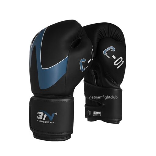 GĂNG TAY BOXING BN C01 - ĐEN XANH
