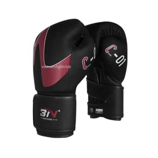 GĂNG TAY BOXING BN C01 - ĐEN ĐỎ