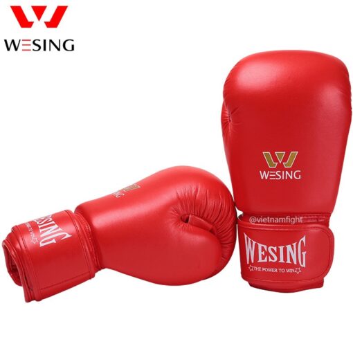 GĂNG TAY BOXING THI ĐẤU WESING - ĐỎ - Ảnh 2