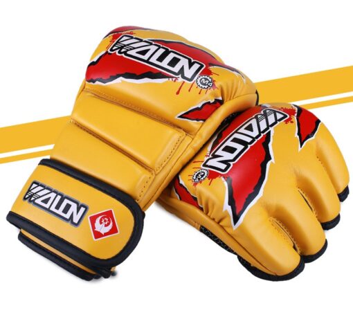 GĂNG TAY MMA KICKBOXING BOXING WOLON- VÀNG - Ảnh 2