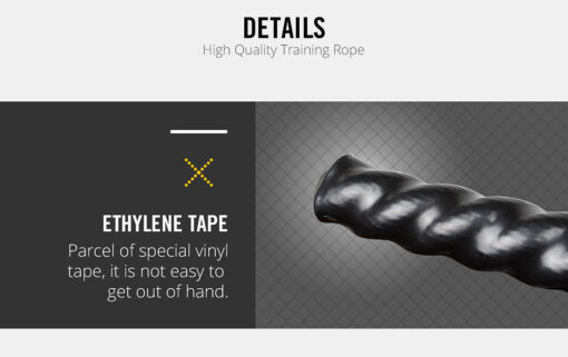 DÂY THỪNG THỂ LỰC 12m FITNESS ROPE - Ảnh 3