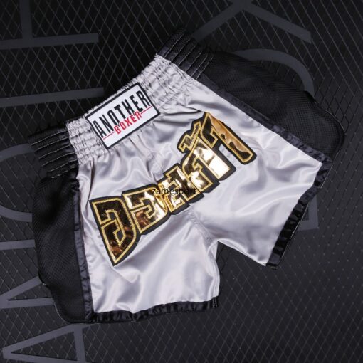 QUẦN MUAY THAI ANOTHERBOXER - XÁM