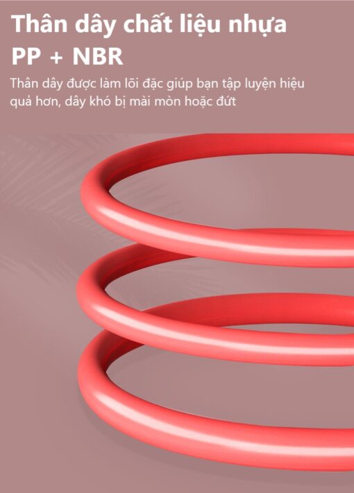 DÂY NHẢY UPOWEX 400gr JUMP ROPE - ĐỎ - Ảnh 5