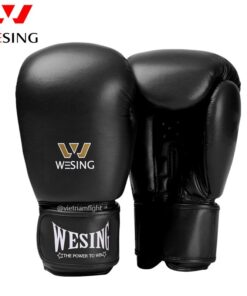 GĂNG TAY BOXING THI ĐẤU WESING - ĐEN