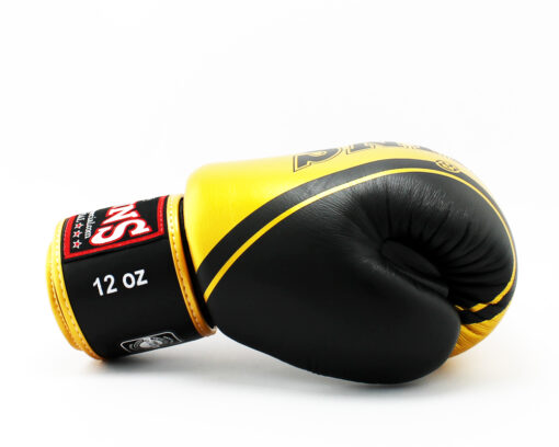 GĂNG TAY BOXING TWINS HỌA TIẾT FBGVL3-TW4 VÀNG ĐEN - Ảnh 2