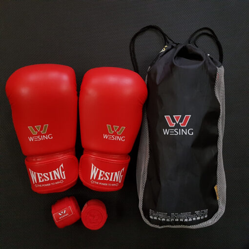 GĂNG TAY BOXING THI ĐẤU WESING - ĐỎ - Ảnh 4