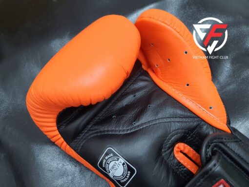 GĂNG TAY BOXING TWINS EXTRA DESIGN BGVL6 - ĐEN CAM - Ảnh 4
