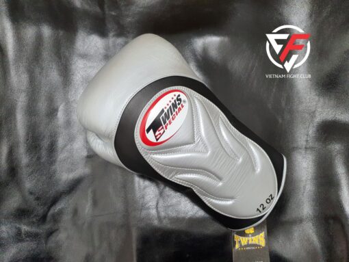 GĂNG TAY BOXING TWINS EXTRA DESIGN BGVL6 - ĐEN BẠC - Ảnh 2