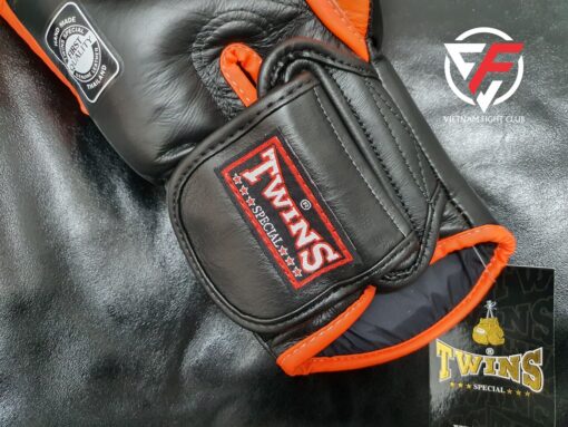 GĂNG TAY BOXING TWINS EXTRA DESIGN BGVL6 - ĐEN CAM - Ảnh 5