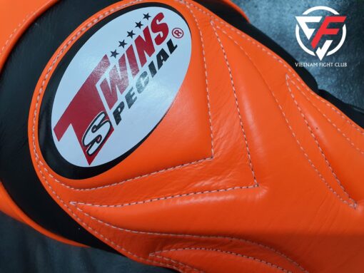 GĂNG TAY BOXING TWINS EXTRA DESIGN BGVL6 - ĐEN CAM - Ảnh 3