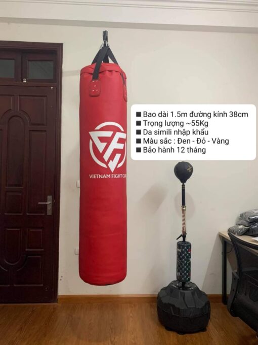 BAO ĐẤM BOXING 1.5m PUNCH BAGS - ĐỎ