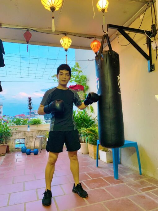 BAO ĐẤM BOXING 1.2m PUNCH BAGS - ĐEN