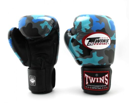 GĂNG TAY BOXING TWINS CAMO - XANH - Ảnh 2