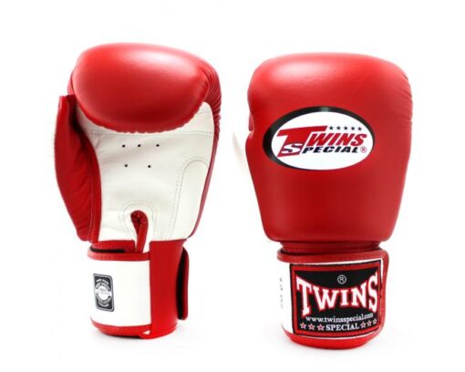GĂNG TAY BOXING TWINS 2 TONE – ĐỎ TRẮNG - Ảnh 3