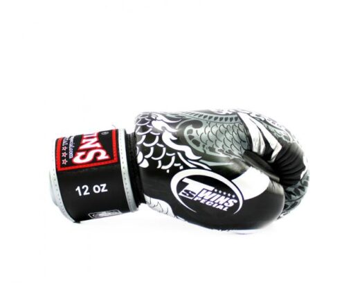 GĂNG TAY BOXING TWINS FBGVL3-52 NAGAS SILVER/BLACK - Ảnh 3