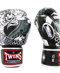 GĂNG TAY BOXING TWINS FBGVL3-52 NAGAS SILVER/BLACK