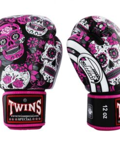 GĂNG TAY BOXING TWINS FBGVL3-53 SKULL HỒNG