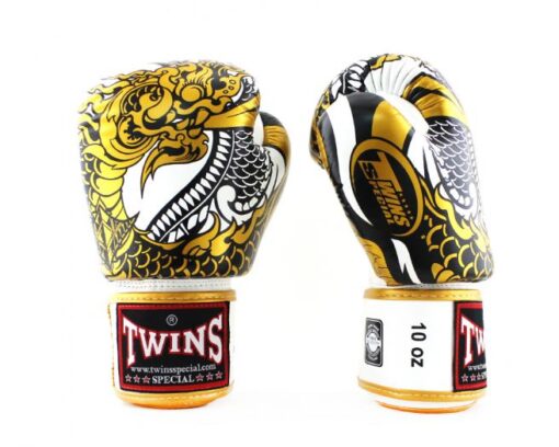 GĂNG TAY BOXING TWINS FBGVL3-52 NAGAS GOLD/WHITE