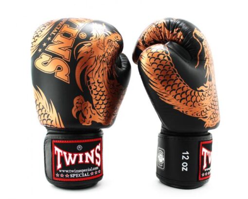 GĂNG TAY BOXING TWINS FBGVL3-49 RỒNG COPPER