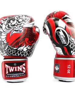 GĂNG TAY BOXING TWINS FBGVL3-52 NAGAS SILVER/RED