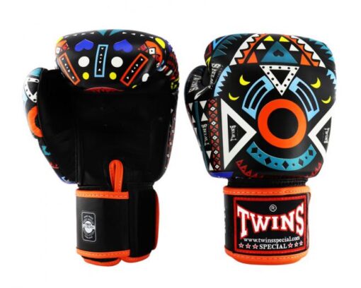 GĂNG TAY BOXING TWINS FBGVL3-57 ORANGE - Ảnh 3