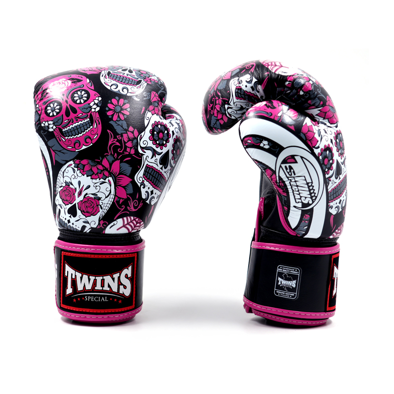 GĂNG TAY BOXING TWINS FBGVL4-53 SKULL HỒNG