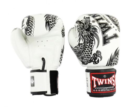 GĂNG TAY BOXING TWINS FBGVL3-49 RỒNG ĐEN VÀNG GOLD - Ảnh 2