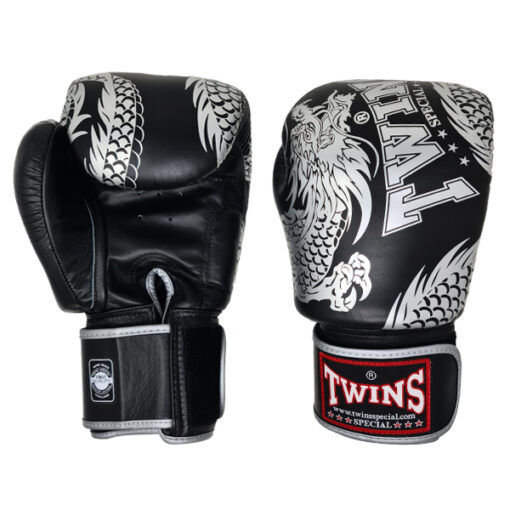GĂNG TAY BOXING TWINS FBGVL3-49 RỒNG BẠC - Ảnh 2