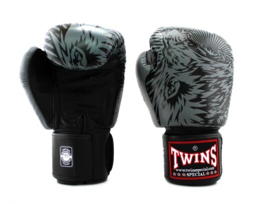 GĂNG TAY BOXING TWINS FBGVL3-50 SÓI XÁM - Ảnh 3