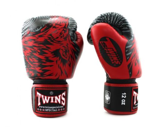 GĂNG TAY BOXING TWINS FBGVL3-50 SÓI ĐỎ