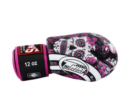 GĂNG TAY BOXING TWINS FBGVL3-53 SKULL HỒNG - Ảnh 2