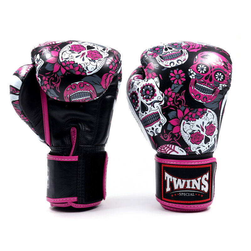 GĂNG TAY BOXING TWINS FBGVL4-53 SKULL HỒNG - Ảnh 2
