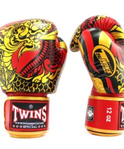 GĂNG TAY BOXING TWINS FBGVL3-52 RỒNG NAGAS GOLD/RED