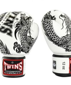 GĂNG TAY BOXING TWINS FBGVL3-49 RỒNG ĐEN TRẮNG
