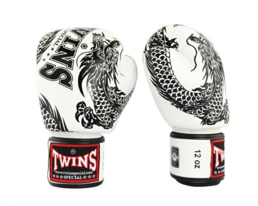 GĂNG TAY BOXING TWINS FBGVL3-49 RỒNG ĐEN TRẮNG