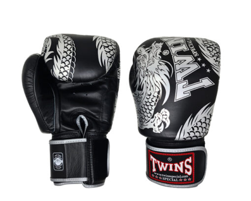 GĂNG TAY BOXING TWINS FBGVL3-49 RỒNG BẠC
