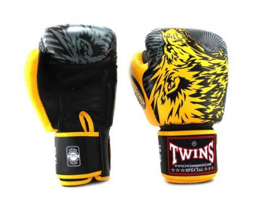 GĂNG TAY BOXING TWINS FBGVL3-50 SÓI VÀNG - Ảnh 2