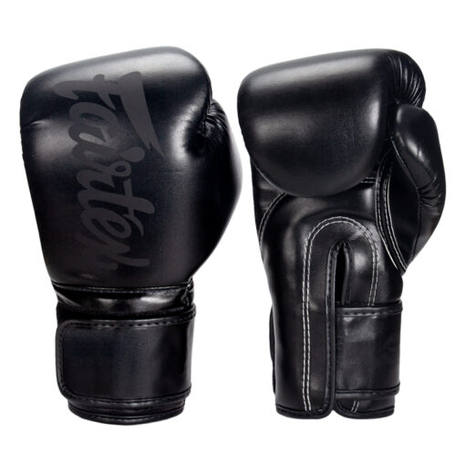 GĂNG TAY BOXING FAIRTEX BGV14 SOLID BLACK - Ảnh 2