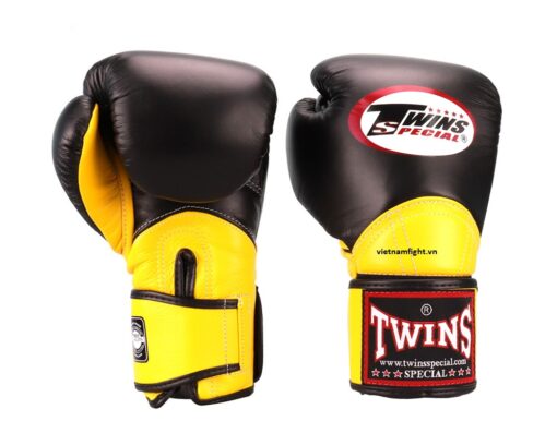 Găng Tay Boxing Twins BGVL11 - Đen Vàng - Ảnh 2