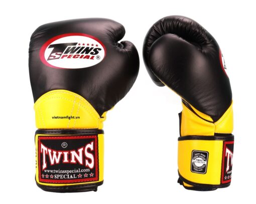 Găng Tay Boxing Twins BGVL11 - Đen Vàng