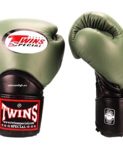 Găng Tay Boxing Twins BGVL11 - Olive Black