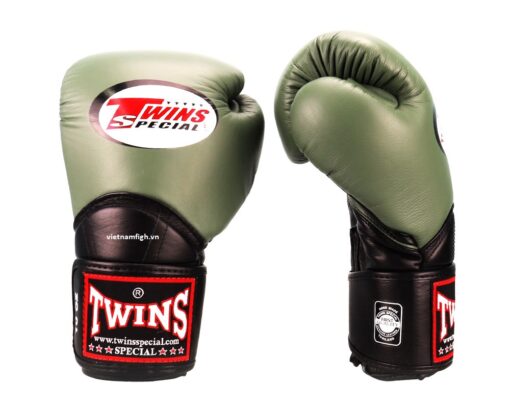 Găng Tay Boxing Twins BGVL11 - Olive Black