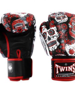 GĂNG TAY BOXING TWINS FBGVL3-53 SKULL Đỏ