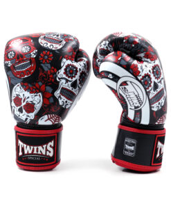 GĂNG TAY BOXING TWINS FBGVL4-53 SKULL Đỏ